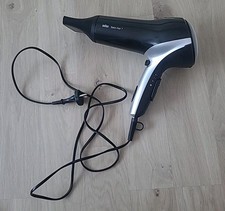 Braun Satin Hair 7 Haartrockner, selten benutzt, mit IonTec,  schwarz-silber