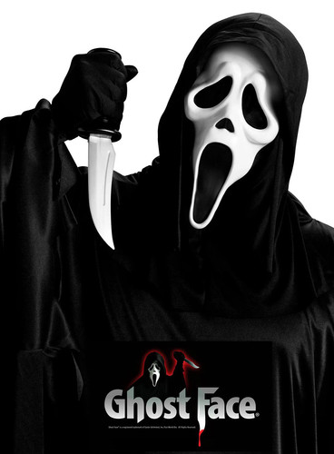 Ghostface maske messer - maske,