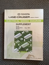 Toyota Land Cruiser Electrical Wiring Diagrams Manual FZJ 80 HZJ 80 HDJ 80
