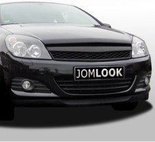 Kühlergrill für Opel Astra H 3-türer GTC 05-07 Wabengrill ohne Emblem Schwarz JO