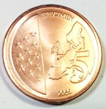 Münze Vatikan 2005 SEDE VACANTE 5 Euro Cent  Specimen