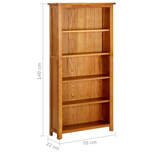 Bücherregal massiv holz eiche - bücherregal,