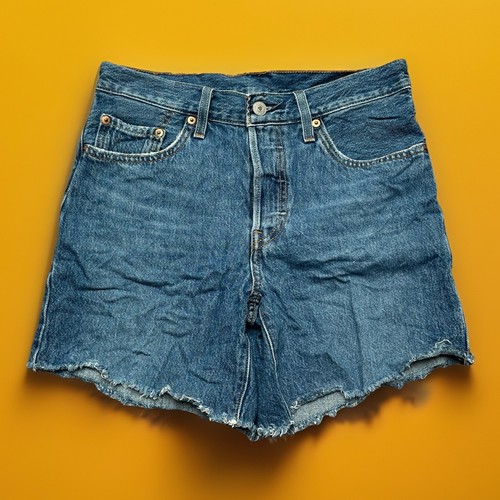 Levi 501 hotpant destroyed - 501,
