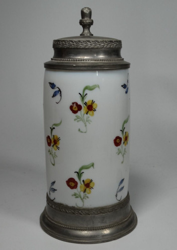 Krug milchglas henkelkrug - krug,