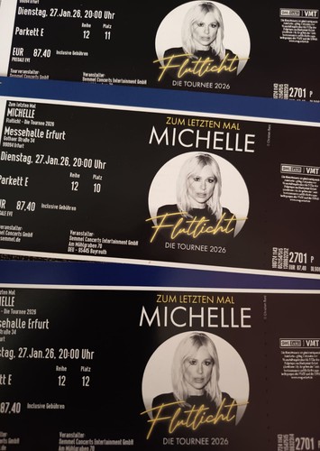 Konzert gold tickets michelle - konzert,