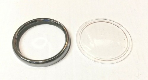 Chromring glas 75mm mit - 75mm, rand