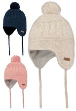 Barts Baby Wintermütze zum Binden Kinder Mütze Bommelmütze Strickmütze Frankey