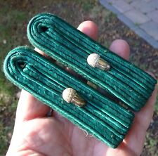 original Forst  Förster   Paar Schulterklappen 30 er Jahre unterer Rang 1 Eichel