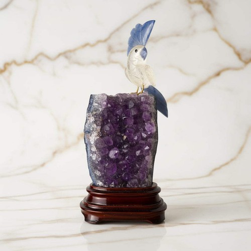 Amethystdruse bergkristall - amethystdruse,