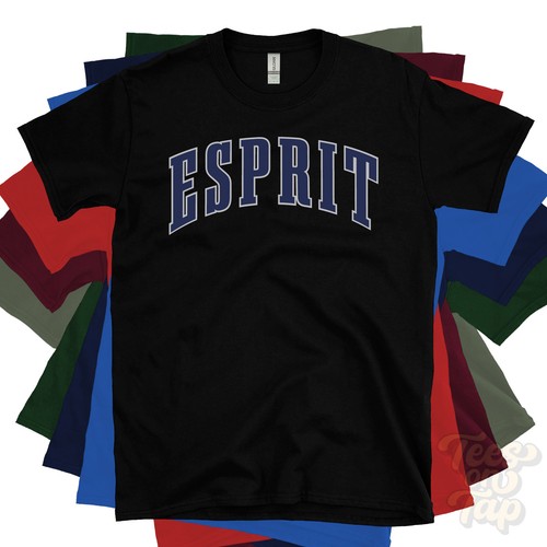 Esprit shirt varsity logo - esprit,