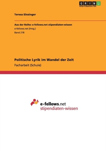 Einzinger politische lyrik - einzinger,