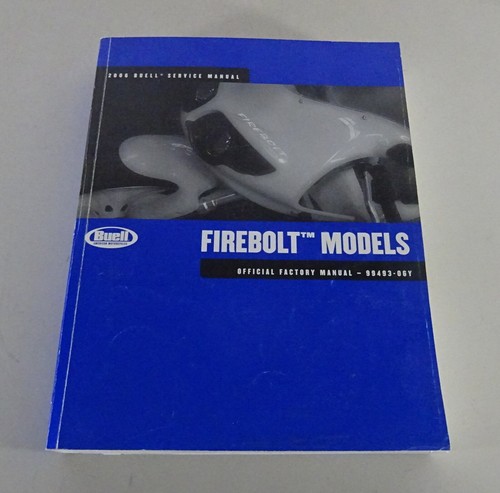 Workshop manual buell firebolt - workshop,