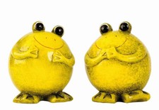 Frosch witzig Keramik 2er-Set 19 cm (2060-I) Gartenfigur Gartendeko