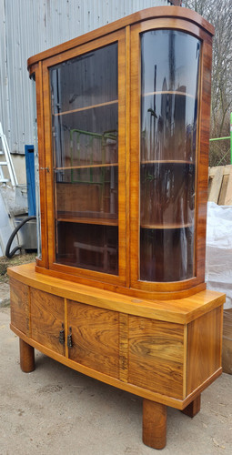 Schöne alte vitrine - alte, buffet
