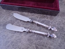 WIDMANN Modell CLASSIQUE Vorleger Butter- und Käsemesser Echtsilber 925 TOP !
