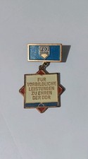 Abzeichen  FDJ  Für vorbildliche Leistungen zu Ehren der DDR