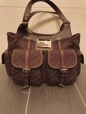 Dior Diorissimo Handtasche Monogramm Canvas Leder Vintage Shoulder Bag