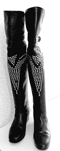 Edle overknee stiefel aus - edle,