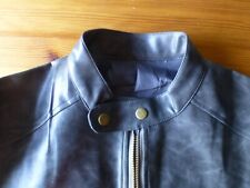 Leichte Übergangsjacke Herren Biker Lederoptik XL schwarz grau  neu ohne Etikett