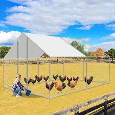 Hühnerstall PE Dach Hühnerhaus Geflügelstall Außengehege Hasenkäfig Käfig