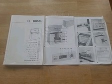 Bedienungsanleitung Bosch Gefriertruhe Alt, Für Verschiedene Art.Nrn. Brauchbar 
