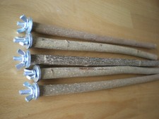 5 Sitzstangen Naturholz