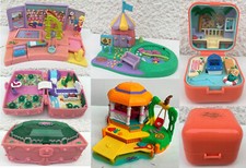 Polly Pocket Gymnastik Blumengarten Strandhaus Kirmes Funland Little Lulus Boot