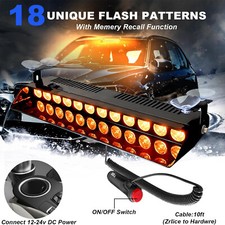 12V LED Rundumleuchte Strobe Licht Warnleuchte Blitzlicht Notfall Auto Lampe KFZ
