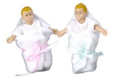 Puppenhaus Zwillingsbabys