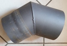 Bertrams Ofenrohr. Bogen 45 °  Durchmesser 150 mm. Farbe Gußgrau. Innenbereich