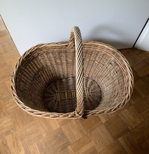 Großer alter Weidenkorb Henkelkorb