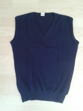 Damenpullunder blau Pullunder Gr. M, Vintage Retro 1980er