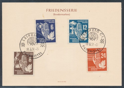 Ddr ereigniskarte leipziger - ddr.,