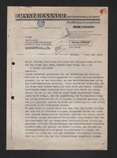 AUE, Brief 1943, Ernst Gessner AG Textilmaschinen-Fabrik
