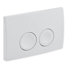 Geberit Betätigungsplatte Delta25 für UP100 weiß-alpin WC Drückerplatte