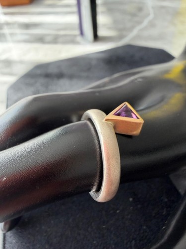 Amethyst ring gold - ring,