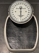 ALTE PERSONENWAAGE ARZTWAAGE - ANTIK - ALEXANDERWERKE IN TOP ZUSTAND !!