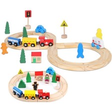 Holzeisenbahn Set 33 Teile