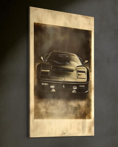 Auto leinwand bild ferrari - leinwand,