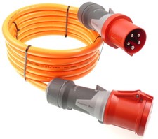 CEE PUR Verlängerungskabel Mennekes Panzerkabel H07BQ-F 5G10 63A IP44 5-50m
