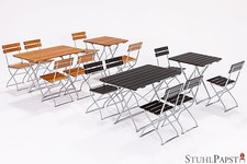 Set Gleiter f. Bierzeltgarnitur Gastronomie Outdoor Möbel Tische und Stühle NEU!