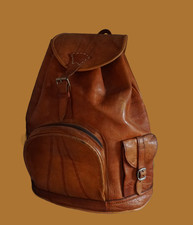 großer Rucksack, Leder