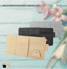 Sun Visor Sunglasses Holder Eyeglasses Clip Ticket Card Clamp Fastener Porta