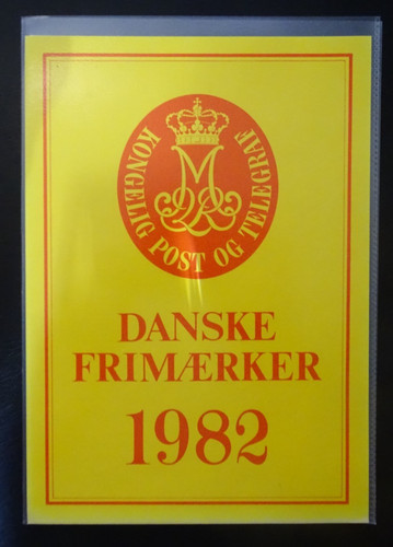 Dänemark 1982 jahrgangssatz - dänemark,