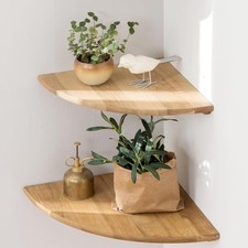 Eckregal, Wandregal, Holz