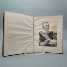 Charakterköpfe zur Deutschen Geschichte  Federzeichnungen v. Karl Bauer 1.49AIO