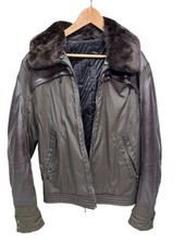 Versace Collection Jacke · Herrenjacke · Winterjacke · Lederjacke Ärmel · Gr. 50