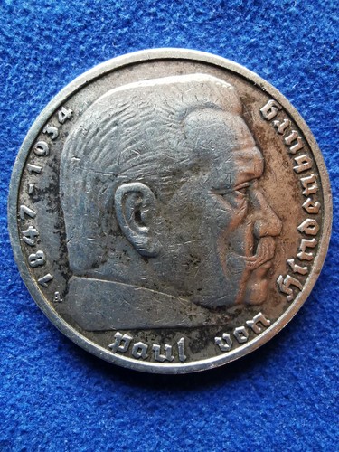 Reichsmark paul von - 5,