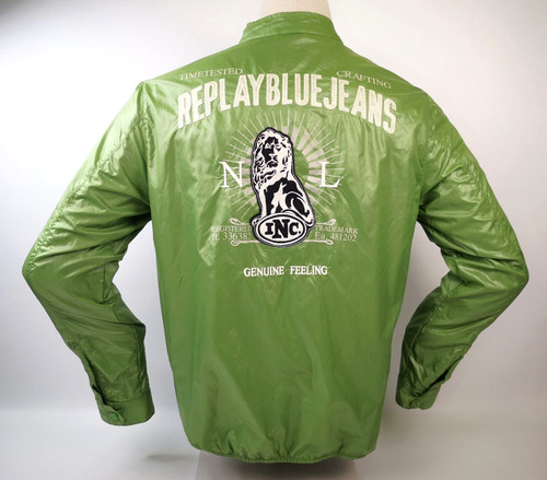 Replay jacke blue - blue, löwe