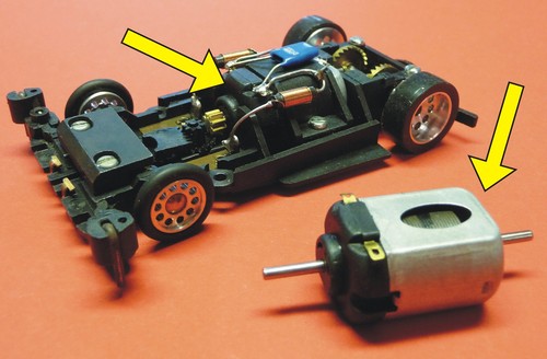 Slotcar renn motor mit 16000 - renn-motor,